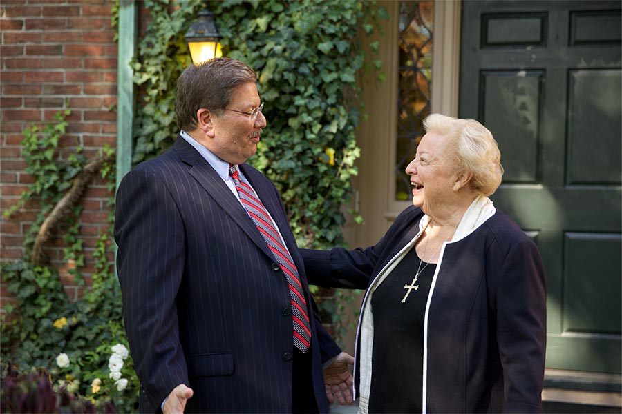 ADF Allied Attorney Michael DePrimo and Eleanor McCullen